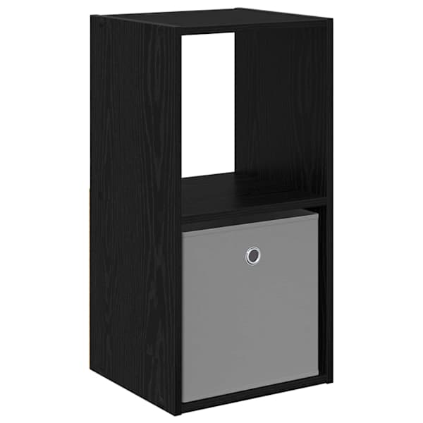 vidaXL &Ouml;&ouml;kapp Must tamm 35 x 32 x 68,5 cm Tehispuit
