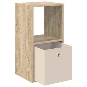 Noční stolek se zásuvkou 2 pcs Sonoma dub 35 x 32 x 68,5 cm - obrázek 5