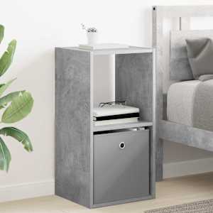 Nočna omarica Betonsko siva 35 x 32 x 68,5 cm Konstruiran les