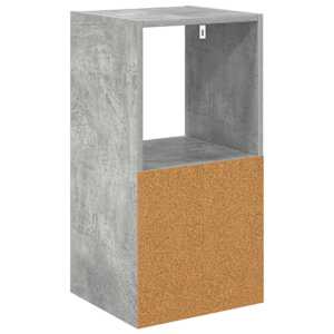 Noční stolek Betonově šedá 35 x 32 x 68,5 cm kompozitní dřevo - obrázek 8