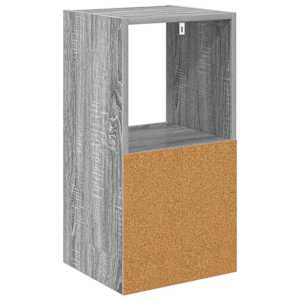 Noční stolek 2 pcs Šedá Sonoma 35 x 32 x 68,5 cm - obrázek 8