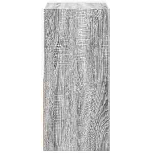Noční stolek 2 pcs Šedá Sonoma 35 x 32 x 68,5 cm - obrázek 7