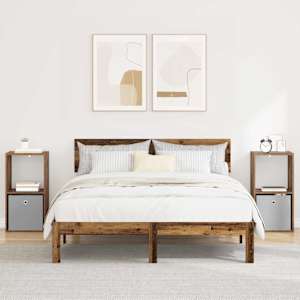 Nočna omarica 2 pcs Star les 35 x 32 x 68,5 cm Konstruiran les