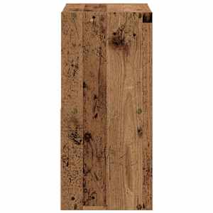 Noční stolek se zásuvkou 2 pcs Staré dřevo 35 x 32 x 68,5 cm - obrázek 7