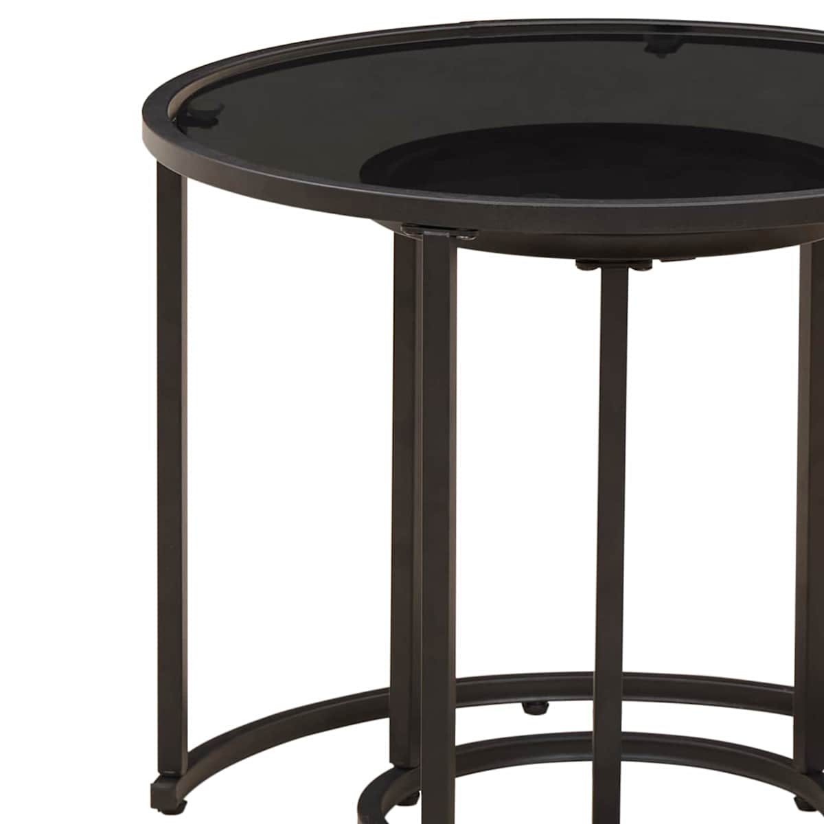 Kaffebord Sæt 2 stk. 55 x 55 x 45 cm stål - Billede 9