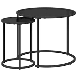 vidaXL Kohvilauda komplekt 2 tk 55 x 55 x 45 cm teras