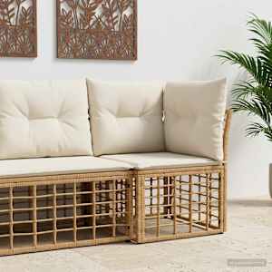 Modularni zunaji kotiček za sedežno enoto Naravna poli ratan