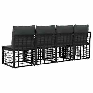 4místná zahradní pohovka s opěrkou vlevo 4 pcs 4-Počet míst - obrázek 6