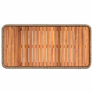 Zahradní jídelní souprava 4 pcs Béžová a krémová polyratan - obrázek 6