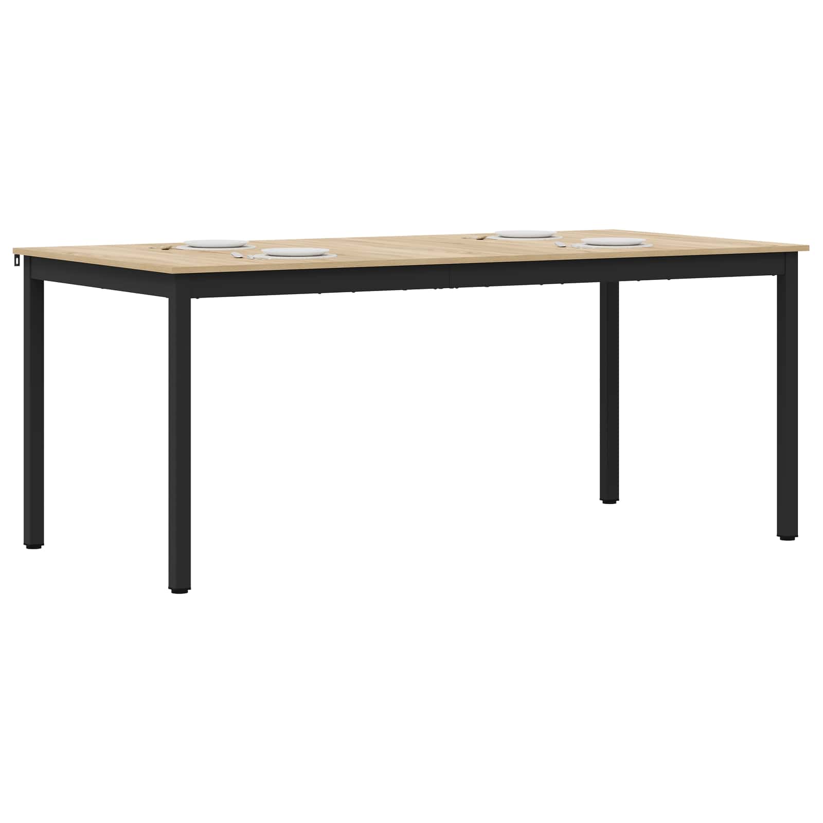 vidaXL Eettafels Bewerkt hout