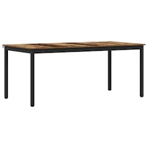 Jídelní stoly 180 x 90 x 75 cm kompozitní dřevo Obdélníkový - obrázek 2