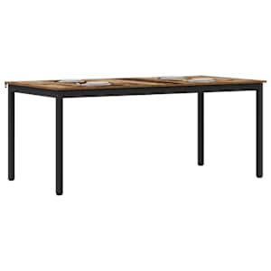 Jídelní stoly 180 x 90 x 75 cm kompozitní dřevo Obdélníkový - obrázek 3