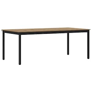 Jídelní stoly 180 x 90 x 75 cm kompozitní dřevo Obdélníkový - obrázek 2