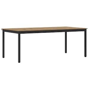 Jídelní stoly 200 x 100 x 75 cm kompozitní dřevo Obdélníkový - obrázek 2