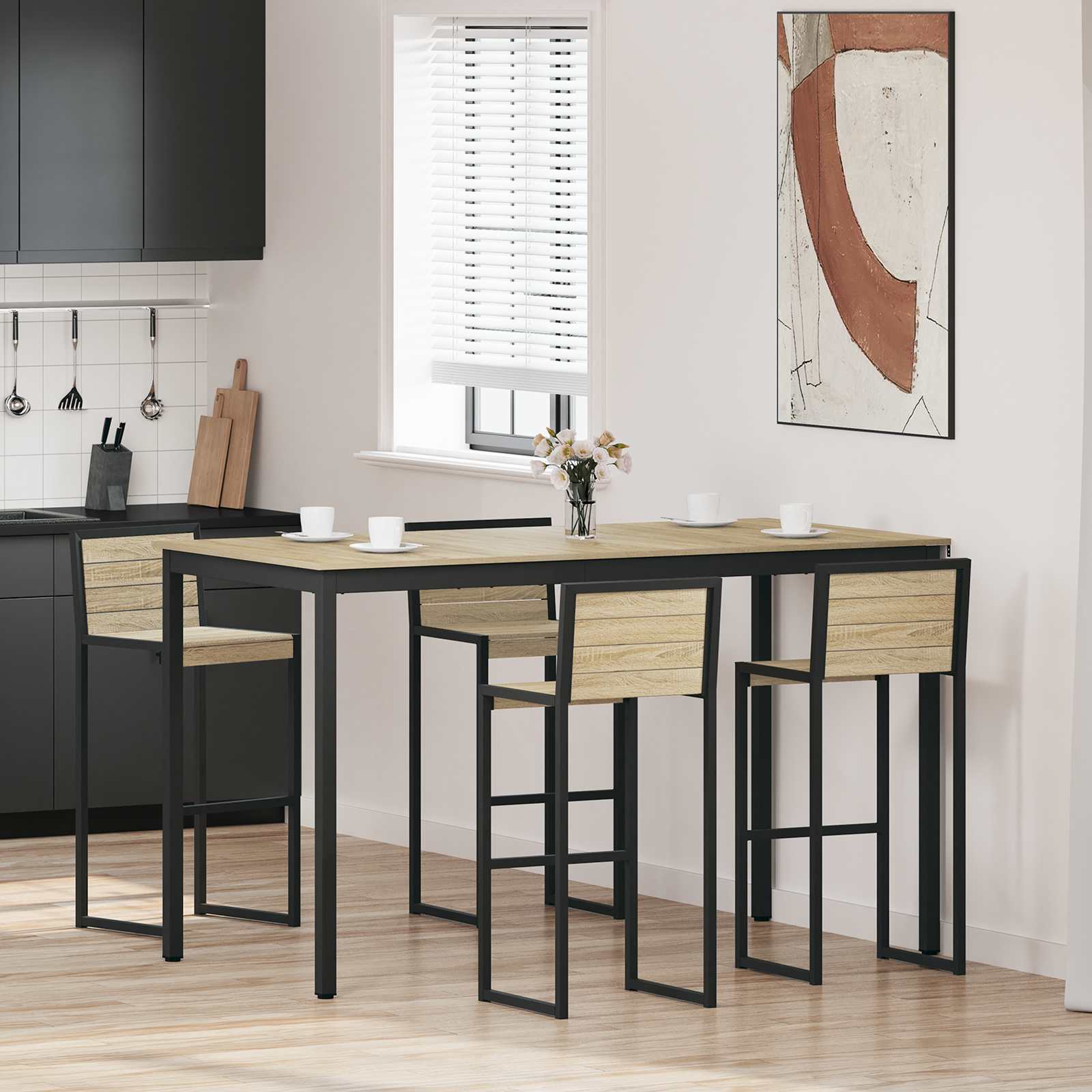 Eettafels Bewerkt hout