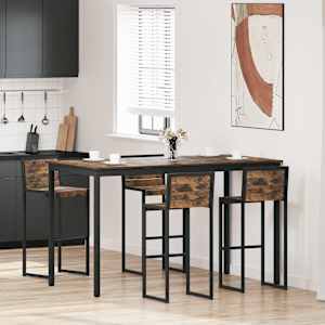 Stoječ miza za bar Konstruiran les