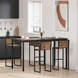 Stoječ miza za bar Konstruiran les