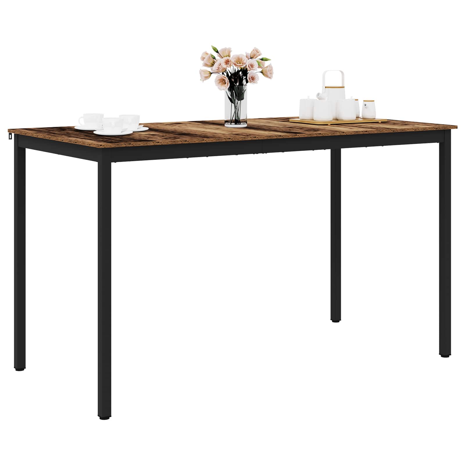 vidaXL Eettafels Bewerkt hout