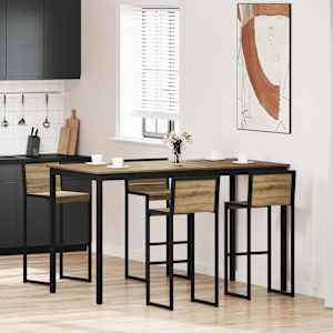 Stoječ miza za bar Konstruiran les