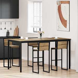 Stoječ miza za bar Konstruiran les