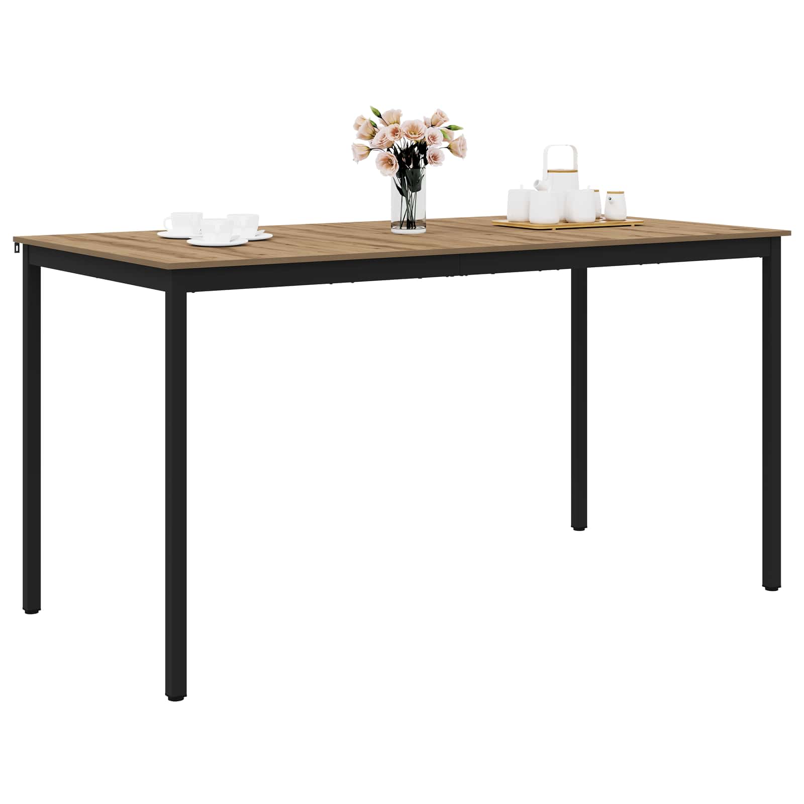 vidaXL Eettafels Bewerkt hout