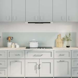 Zaščita za kuhinjo 2 pcs Bela 100 x 40 cm kaljeno steklo