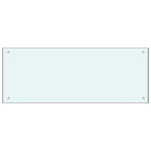 Kuchyňský obklad 2 pcs Bílá 100 x 40 cm tvrzené sklo - obrázek 4