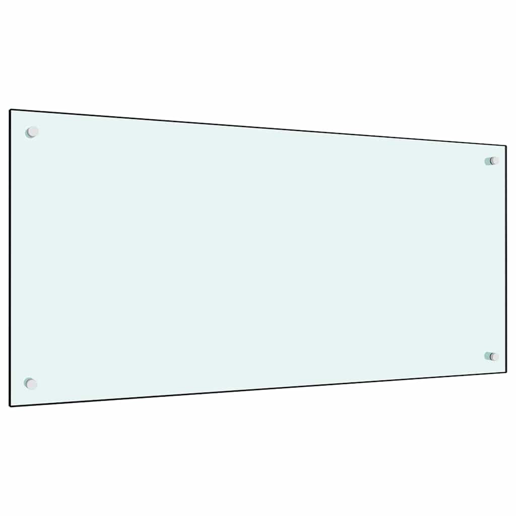 Πίσω Πάνελ Κουζίνας 2 pcs Λευκό 100 x 50 cm σκληρυμένο γυαλί - Image 3