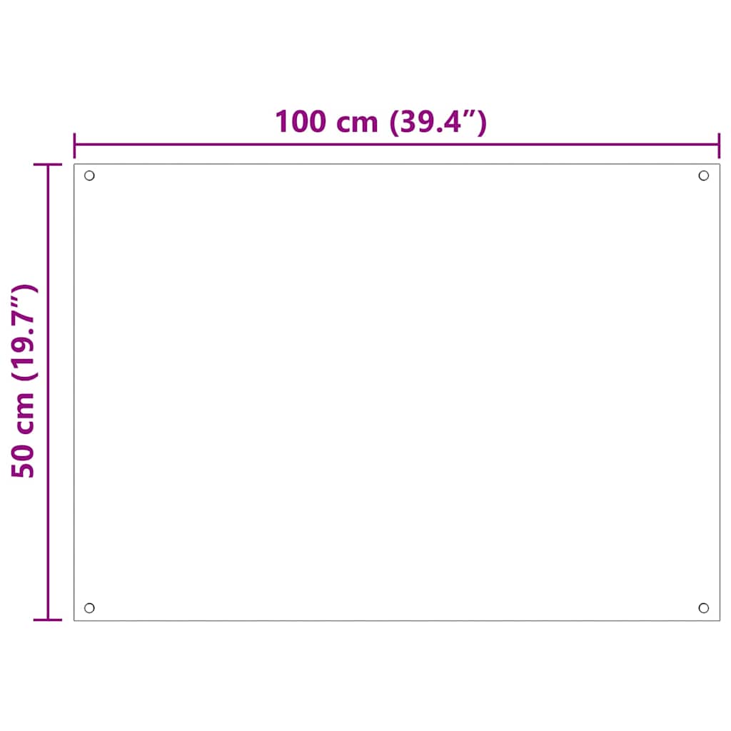 Πίσω Πάνελ Κουζίνας 2 pcs Λευκό 100 x 50 cm σκληρυμένο γυαλί - Image 8