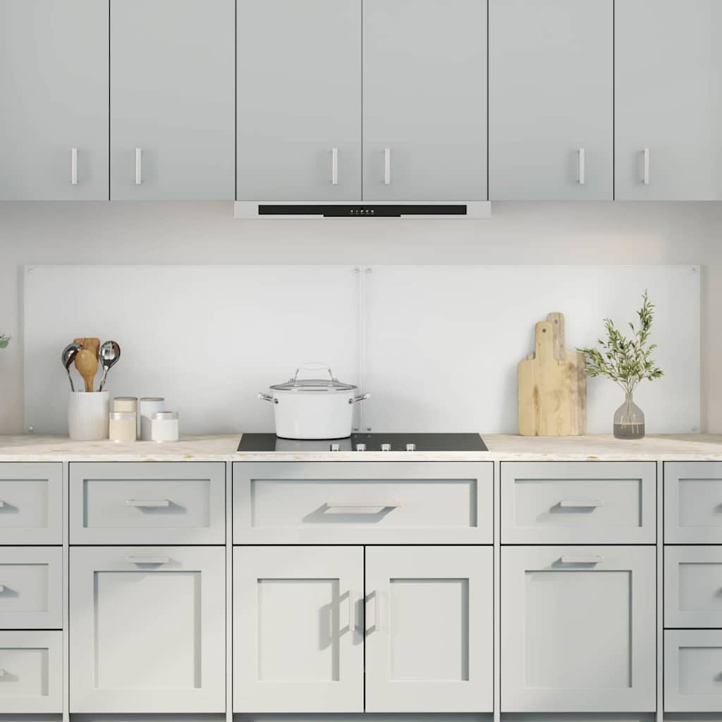 Casă & grădină - Spate de bucătărie 2 pcs Transparent 100 x 50 cm