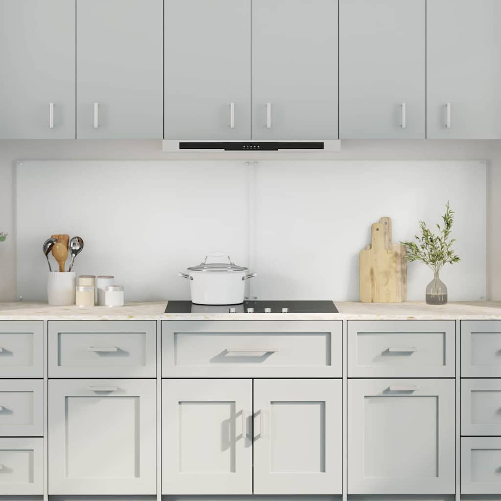 vidaXL Spate de bucătărie 2 pcs Transparent 100 x 60 cm