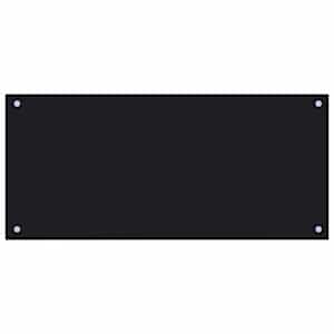 Kuchyňský obklad 2 pcs Černá 90 x 40 cm tvrzené sklo - obrázek 4