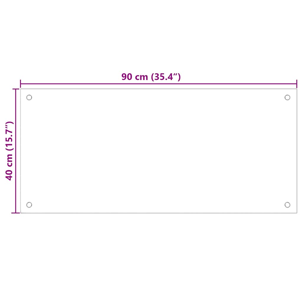 Πίσω Πάνελ Κουζίνας 2 pcs Μαύρο 90 x 40 cm σκληρυμένο γυαλί - Image 8