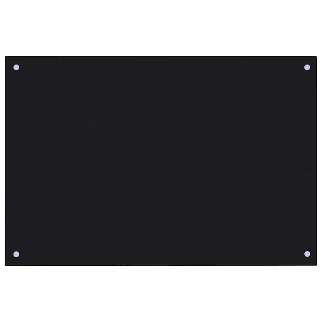 Πίσω πλακέτες κουζίνας 2 pcs Μαύρο 90 x 50 cm Θραυστό γυαλί - Image 4