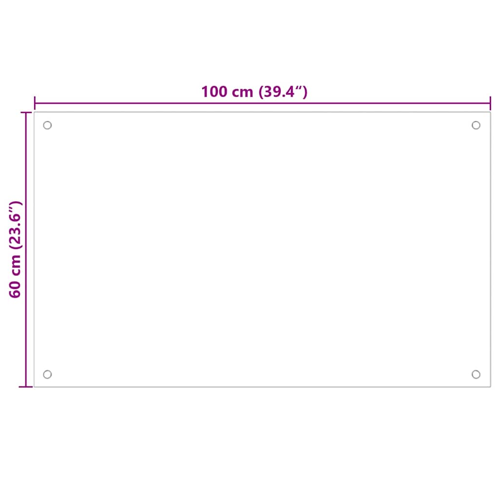 Πίσω Πάνελ Κουζίνας 2 pcs Μαύρο 100 x 60 cm σκληρυμένο γυαλί - Image 8