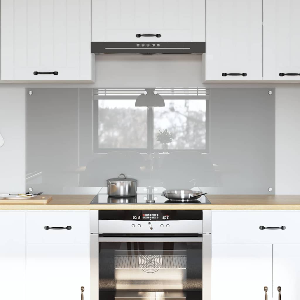 vidaXL Spate de bucătărie 2 pcs Gri deschis 70 x 60 cm
