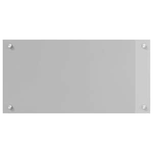 Kuchyňský obklad 2 pcs Světle šedá 80 x 40 cm tvrzené sklo - obrázek 4