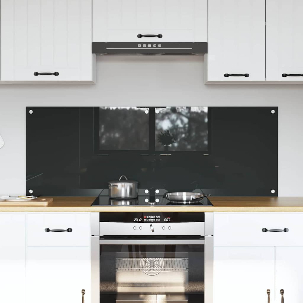 vidaXL Spate de bucătărie 2 pcs Gri închis 70 x 50 cm