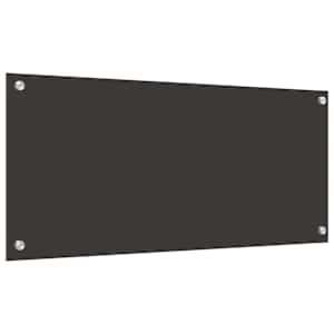 Kuchyňský obklad 2 pcs Tmavě šedá 90 x 40 cm tvrzené sklo - obrázek 6