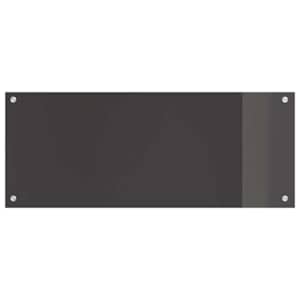 Kuchyňský obklad 2 pcs Tmavě šedá 100 x 40 cm tvrzené sklo - obrázek 4