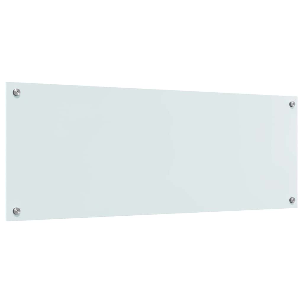 Keuken Spatscherm 2 pcs Wit 110 x 40 cm gehard glas image 6