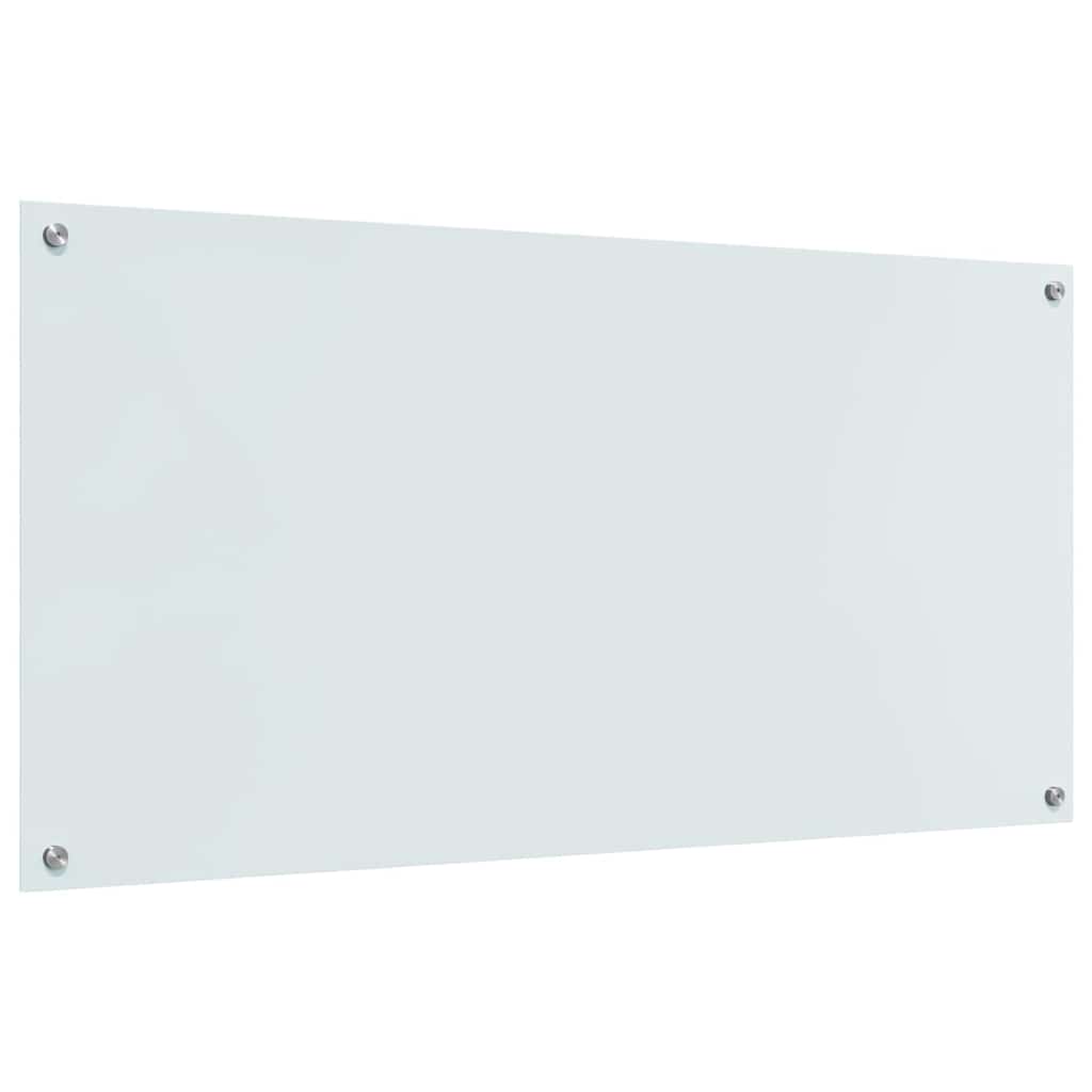 Keuken Spatscherm 2 pcs Wit 120 x 60 cm gehard glas image 6