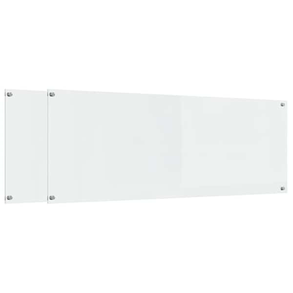 vidaXL K&ouml;&ouml;giseina paneel 2 tk L&auml;bipaistev 110 x 40 cm karastatud klaas