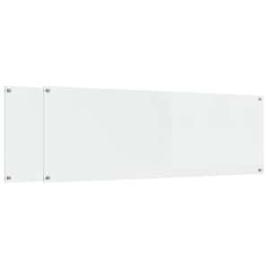 Kuchyňský obklad 2 pcs Transparentní 120 x 40 cm tvrzené sklo - obrázek 2