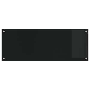 Kuchyňský obklad 2 ks Černá 110 x 40 cm tvrzené sklo - obrázek 4