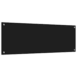 Kuchyňský obklad 2 ks Černá 120 x 40 cm tvrzené sklo - obrázek 6