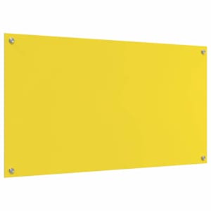 Kuchyňská zástěna 2 pcs Žlutá 110 x 60 cm tvrzené sklo - obrázek 6