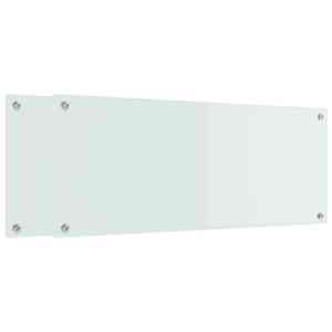 Kuchyňský obklad 2 pcs Bílá 100 x 40 cm tvrzené sklo - obrázek 2