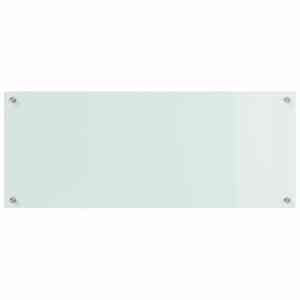 Kuchyňský obklad 2 pcs Bílá 100 x 40 cm tvrzené sklo - obrázek 4