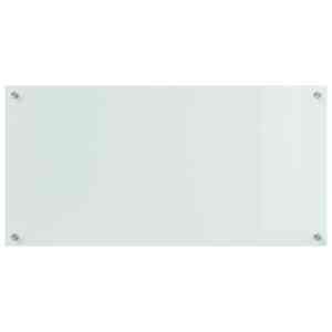 Kuchyňský obklad 2 pcs Bílá 100 x 50 cm tvrzené sklo - obrázek 4